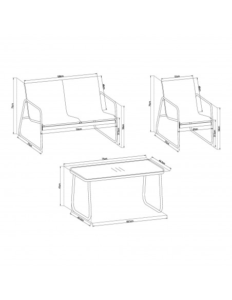 loungesæt havemøbler havesofa loungesofa udendørsmøbler
