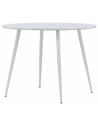 PLAY Rundt spisebord i stål og mdf Ø100 cm - Grå