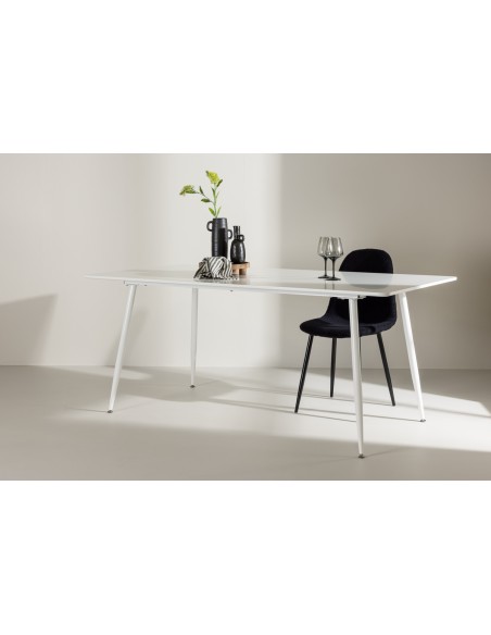 Spisebord 180 moderne design hvid