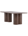 Oli spisebord i mdf og finér H75 x B210 x D100 cm - Mokka