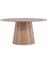 LANZ Spisebord i mdf H75 x Ø150 cm - Mørk natur