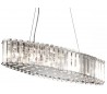 Crystal Lysekrone IP44 B65,4 cm 8 x G9 LED - Krom