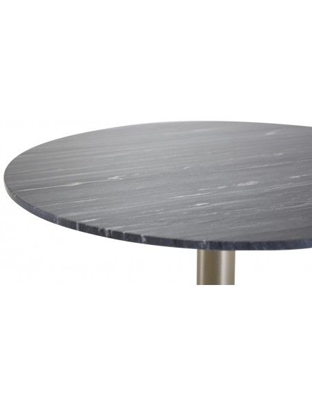 Rundt spisebord marmor messing 4 personer