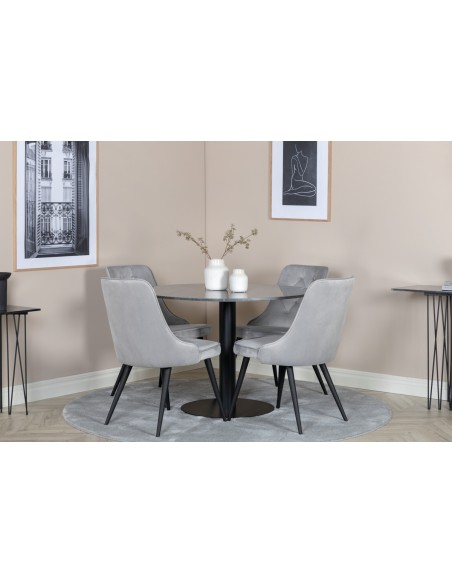 Rundt spisebord marmor 4 personer