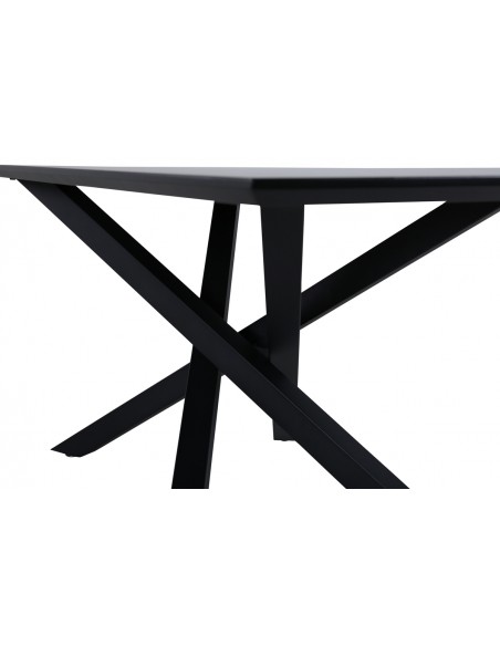 Spisebord 180 moderne design træ sort