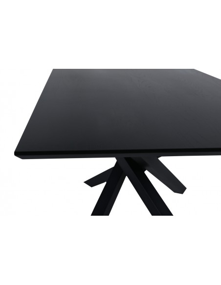 Spisebord 180 moderne design træ sort