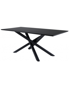 Spisebord 180 moderne design træ sort