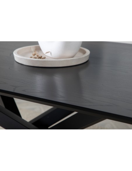 Spisebord 180 moderne design træ sort