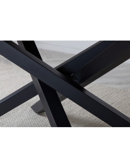 Spisebord 180 moderne design træ sort
