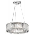 Crystal Lysekrone IP44 B65,4 cm 8 x G9 LED - Krom