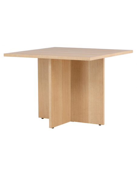 firkantet kvadratisk spisebord moderne design træ eg