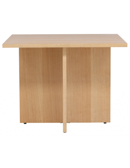 firkantet kvadratisk spisebord moderne design træ eg
