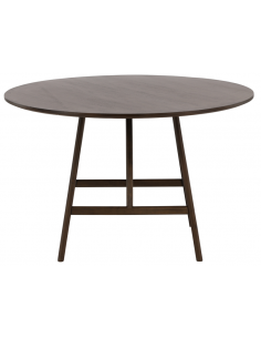 Spisebord 110 115 120 rundt moderne design brun 2