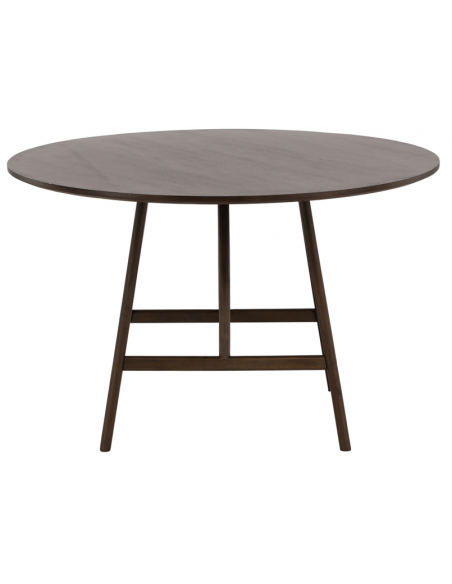 Spisebord 110 115 120 rundt moderne design brun