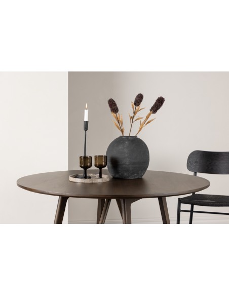 Spisebord 110 115 120 rundt moderne design brun