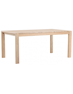 Spisebord med udtræk moderne design træ eg egetræ massivt 2