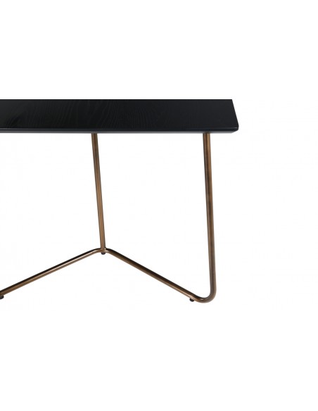 Spisebord 190 moderne design træ sort 6 stole personer