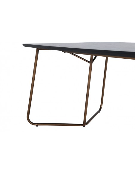 Spisebord 190 moderne design træ sort 6 stole personer