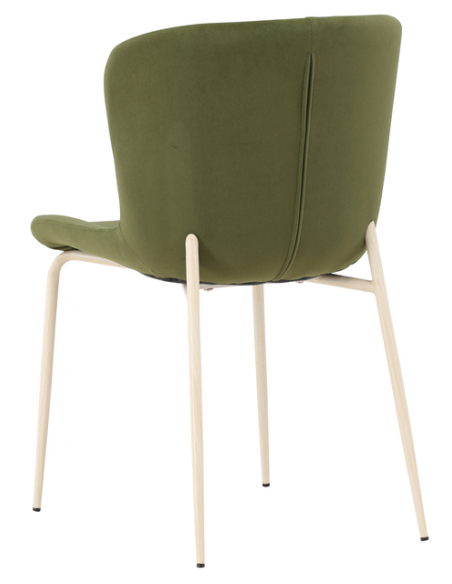 spisebordsstole velour grøn moderne design billige