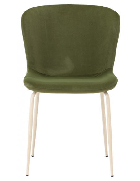 spisebordsstole velour grøn moderne design billige