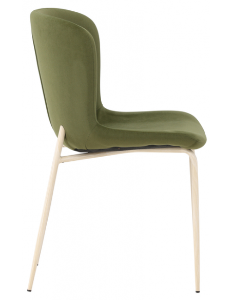 spisebordsstole velour grøn moderne design billige