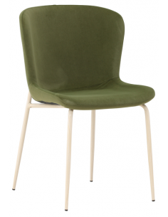 spisebordsstole velour grøn moderne design billige