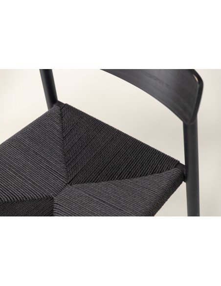 spisebordsstol sort træ moderne nordisk skandinavisk dansk design billige