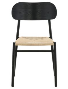 spisebordsstol sort træ moderne nordisk skandinavisk dansk design billige 2