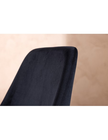 spisebordsstol sort velour moderne nordisk skandinavisk dansk design billige