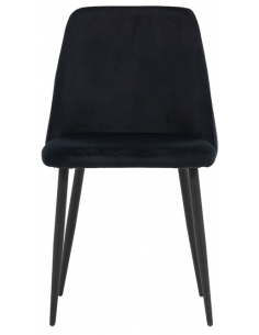 spisebordsstol sort velour moderne nordisk skandinavisk dansk design billige 2