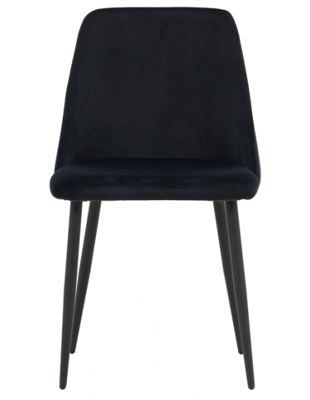 spisebordsstol sort velour moderne nordisk skandinavisk dansk design billige