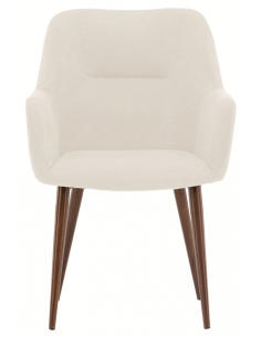 spisebordsstol armlæn beige stof moderne nordisk skandinavisk dansk design billige 2