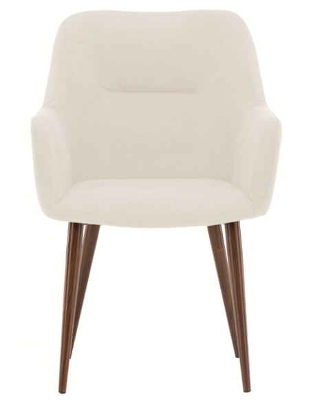 spisebordsstol armlæn beige stof moderne nordisk skandinavisk dansk design billige