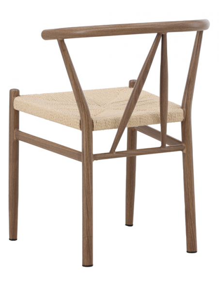spisebordsstol armlæn træ brun moderne nordisk skandinavisk dansk design billige