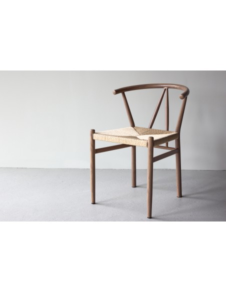 spisebordsstol armlæn træ brun moderne nordisk skandinavisk dansk design billige