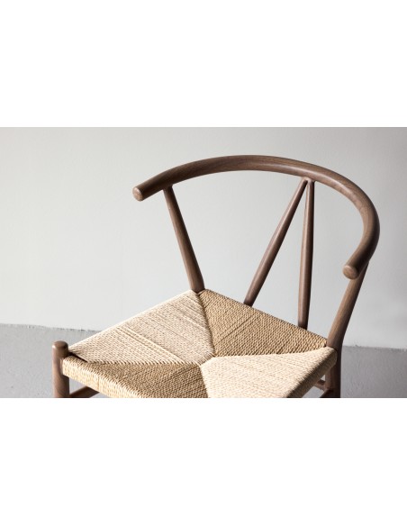 spisebordsstol armlæn træ brun moderne nordisk skandinavisk dansk design billige