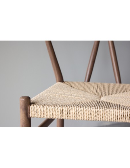 spisebordsstol armlæn træ brun moderne nordisk skandinavisk dansk design billige