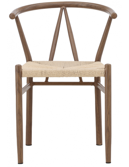 spisebordsstol armlæn træ brun moderne nordisk skandinavisk dansk design billige