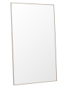 LANDO Vægspejl i aluminium og glas H190 x B120 cm - Beige