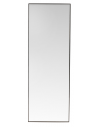 DALTON Spejl i aluminium og glas H193 x B67 cm - Industrielt sort