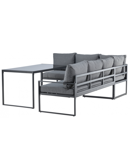 loungesæt havemøbler havestole havesofa havebord loungemøbler udendørs udendørsmøbler sort