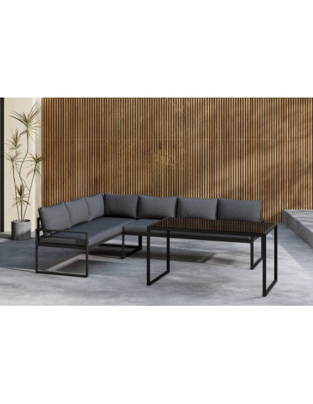 loungesæt havemøbler havestole havesofa havebord loungemøbler udendørs udendørsmøbler sort