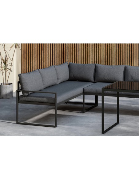 loungesæt havemøbler havestole havesofa havebord loungemøbler udendørs udendørsmøbler sort