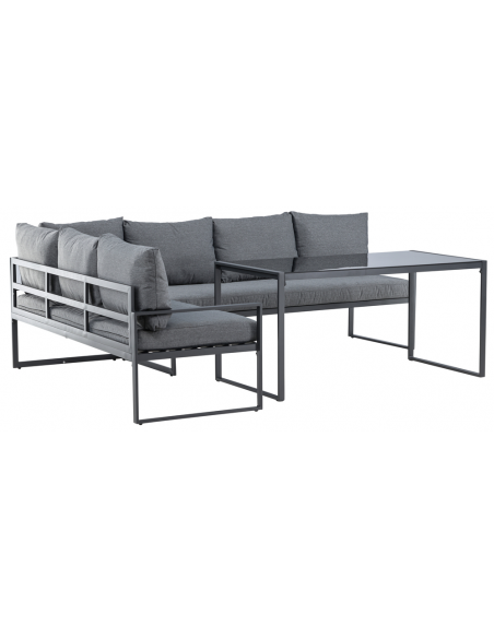 loungesæt havemøbler havestole havesofa havebord loungemøbler udendørs udendørsmøbler sort