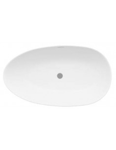 fritstående badekar 170 mat hvid akryl 2