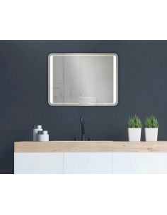 badeværelsesspejl vægspejl spejl lys belysning badeværelse vask håndvask led 2