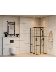 brusedør brusehjørne brusevæg messing sort new york moderne badeværelse yorker 2