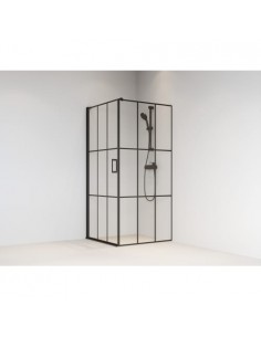 brusedør brusehjørne brusevæg messing sort new york moderne badeværelse yorker