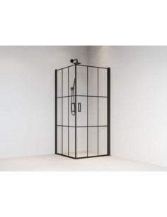 brusedør brusehjørne brusevæg messing sort new york moderne badeværelse yorker