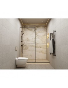 brusedør brusehjørne brusevæg sort new york moderne badeværelse yorker 2